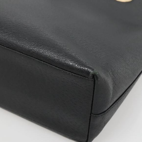 GUCCI Tote Bag Leather Black Gold 002 2040 002 2040 - Picture 10 of 16